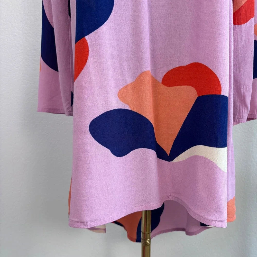 Mister Zimi Desert‎ Lily Billie Dress, AU 10 / US 6, Lilac Abstract Print Shift